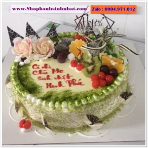 Bánh Sinh Nhật Trà Xanh - VL26